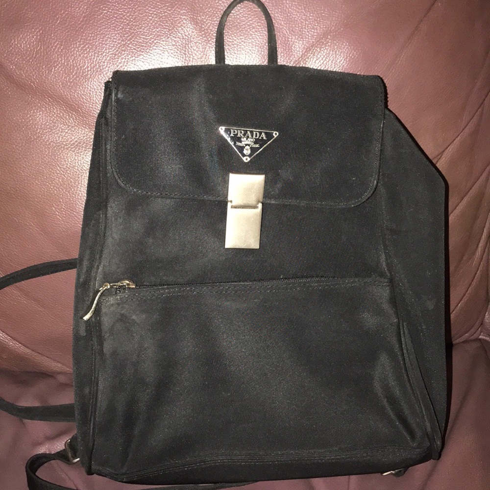 Black Nylon Backpack
